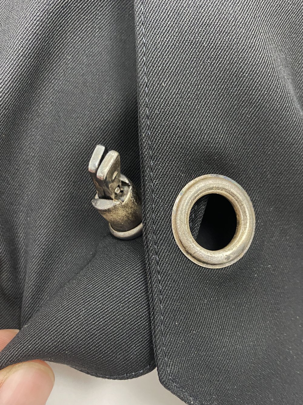 Jean Paul Gaultier 90s metal grommet vest — JAMES VELORIA